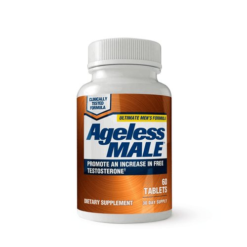 Ageless Male Free Testosterone Booster for Men (60 tablets) - E-pharma Inc