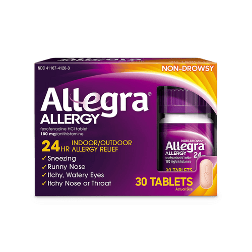 Allegra Adult 24HR Tablet 180MG 30 Ct - E-pharma Inc