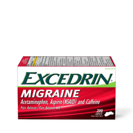 Excedrin Migraine Medicine Caplets for Migraine Headache Relief, 200 Count. - E-pharma Inc