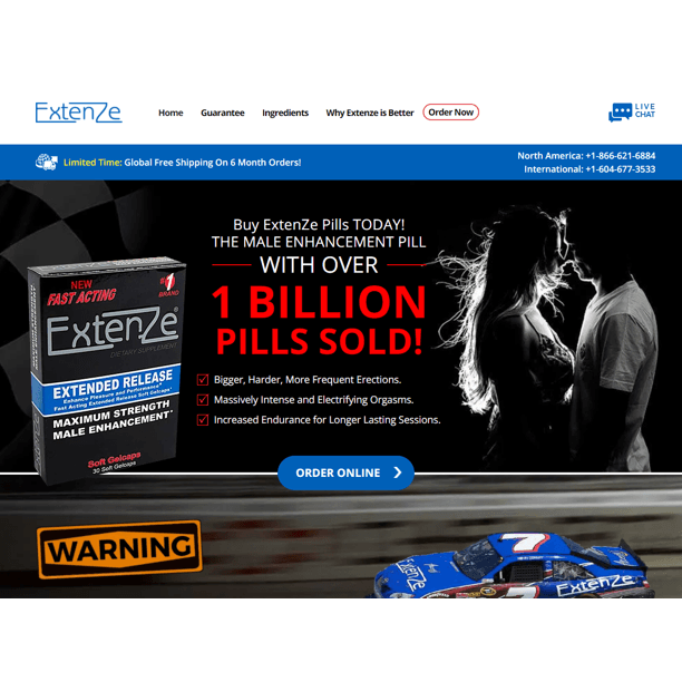 Extenze Extended Release Male Enhancement Soft Gelcaps, 30 Count - E-pharma Inc