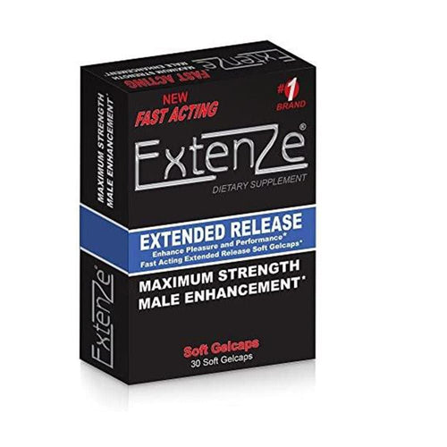 Extenze Extended Release Male Enhancement Soft Gelcaps, 30 Count - E-pharma Inc