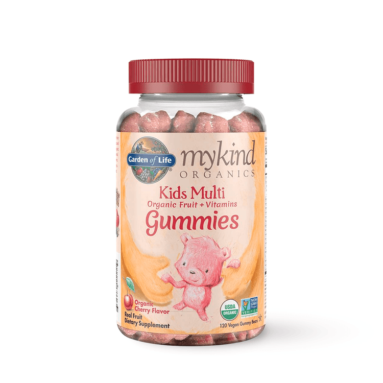 Garden of Life My Kind Organics Kids Multi 120 Gummies CHERRY - E-pharma Inc