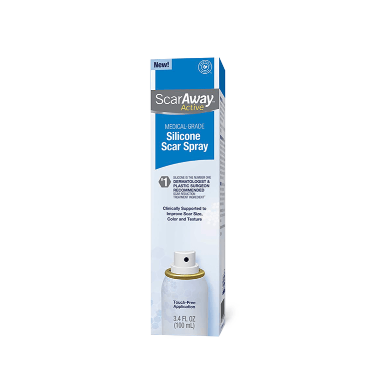 ScarAway Silicone Scar Treatment Spray, 3.4 fl. oz. - E-pharma Inc