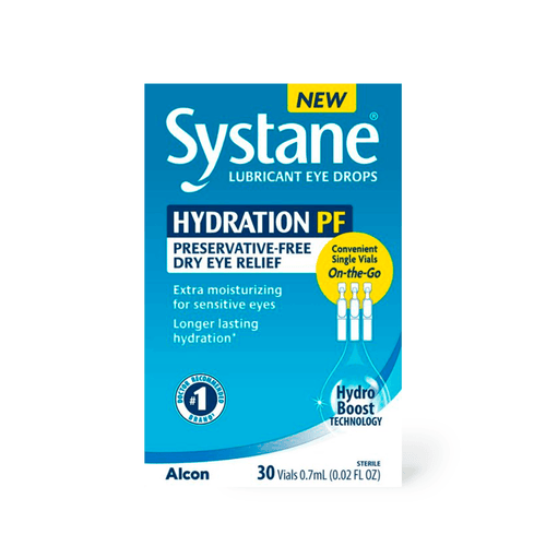 Systane Hydration PF Lubricant Eye Drops Vials - 30 ct - E-pharma Inc