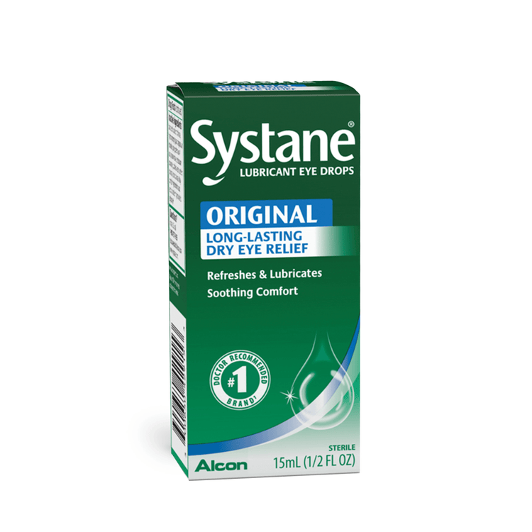 Systane Original Long Lasting Lubricant Eye Drops for Dry Eyes Symptoms, 15mL - E-pharma Inc