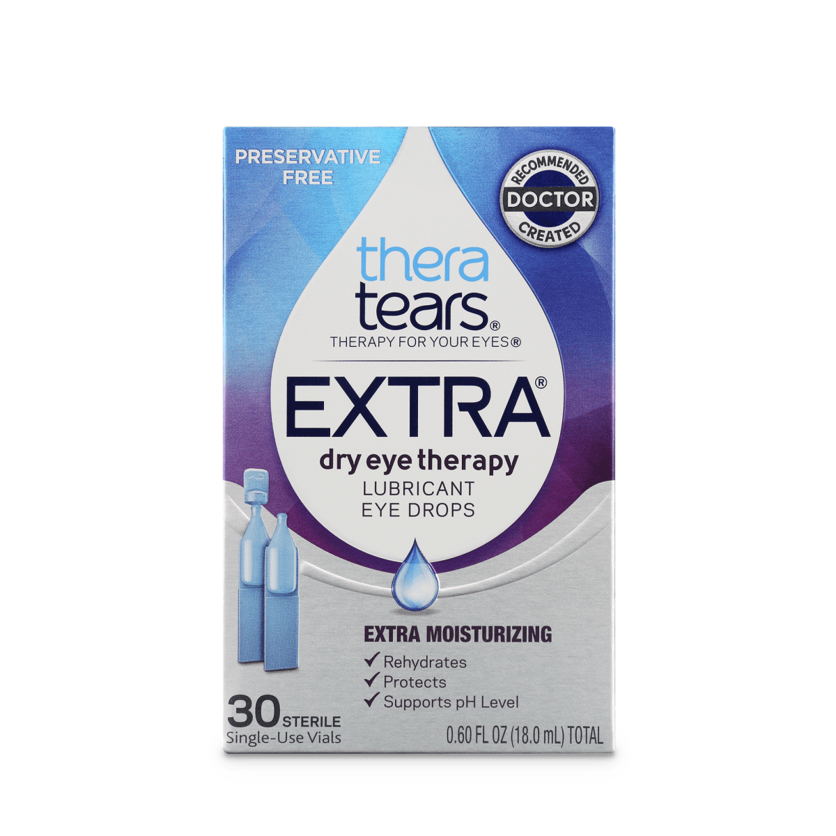 TheraTears EXTRA Dry Eye Therapy Preservative Free 30 Count E TheraTears EXTRA Dry Eye Therapy Preservative Free 30 Count E
