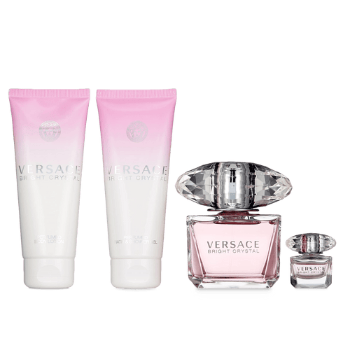 VersaceBright Crystal Parfume Gift Set for Women, 4 Piece - E-pharma Inc
