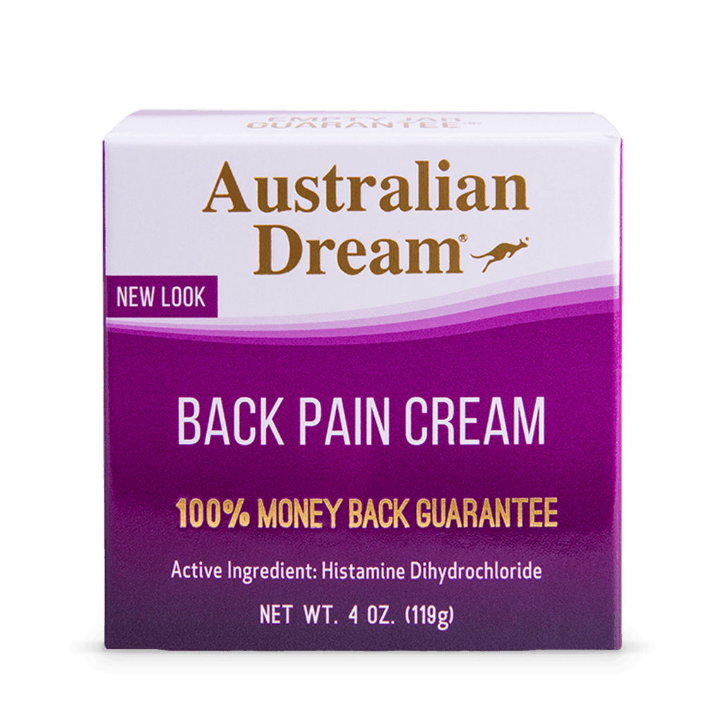 Australian Dream Back Pain Cream - For Neck, Body, Muscle Aches, or Back Pain - 4 Oz Jar - E-pharma Inc