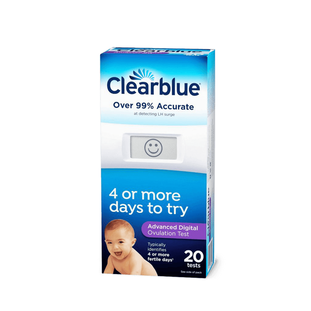 Clearblue Advanced Digital Ovulation Test, Predictor Kit, 20 Tests - E-pharma Inc