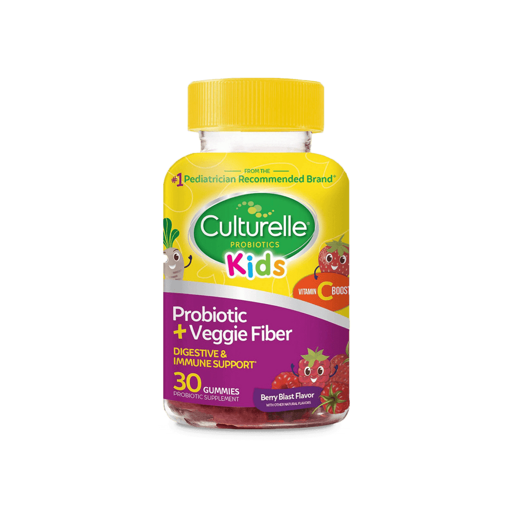 Culturelle Kids Probiotic + Veggie Fiber Digestive and Immune Support Gummies 30ct - E-pharma Inc