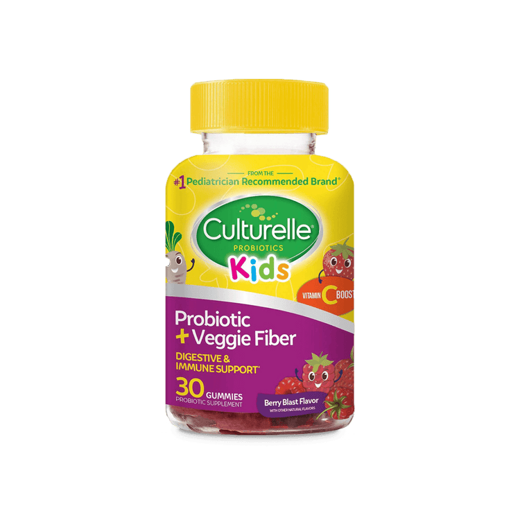 Culturelle Kids Probiotic + Veggie Fiber Digestive and Immune Support Gummies 30ct - E-pharma Inc