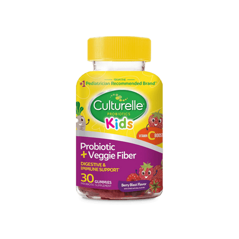 Culturelle Kids Probiotic + Veggie Fiber Digestive and Immune Support Gummies 30ct - E-pharma Inc