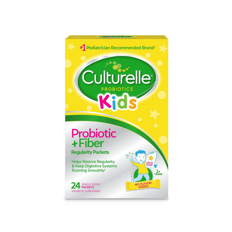 Culturelle Kids Regularity Probiotic + Fiber Supplement Packets - 24 Ct - E-pharma Inc