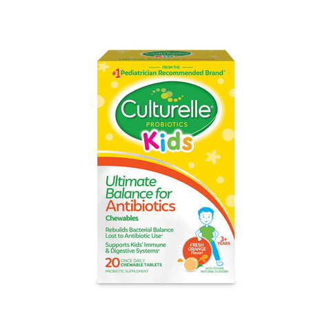 Culturelle Kids Ultimate Balance Probiotic for Antibiotics Chewables Orange - 20.0 Ea - E-pharma Inc