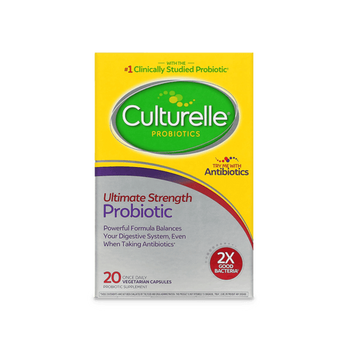 Culturelle Ultimate Strength Probiotic, 20 Billion CFUs, Capsules - 20 Ct - E-pharma Inc