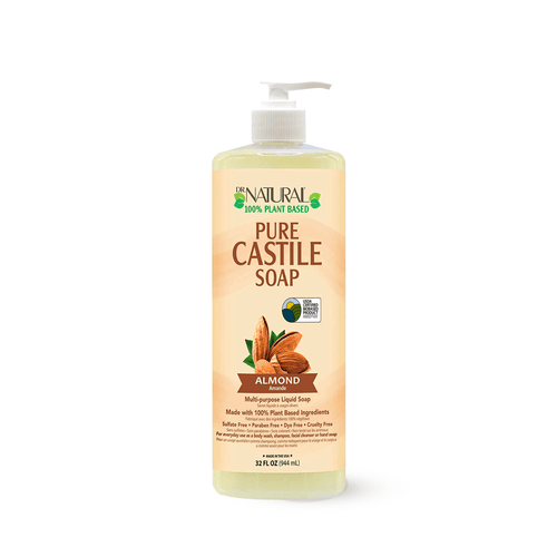 Dr. Natural Pure Castile Liquid Soap, Almond, 32 oz - E-pharma Inc