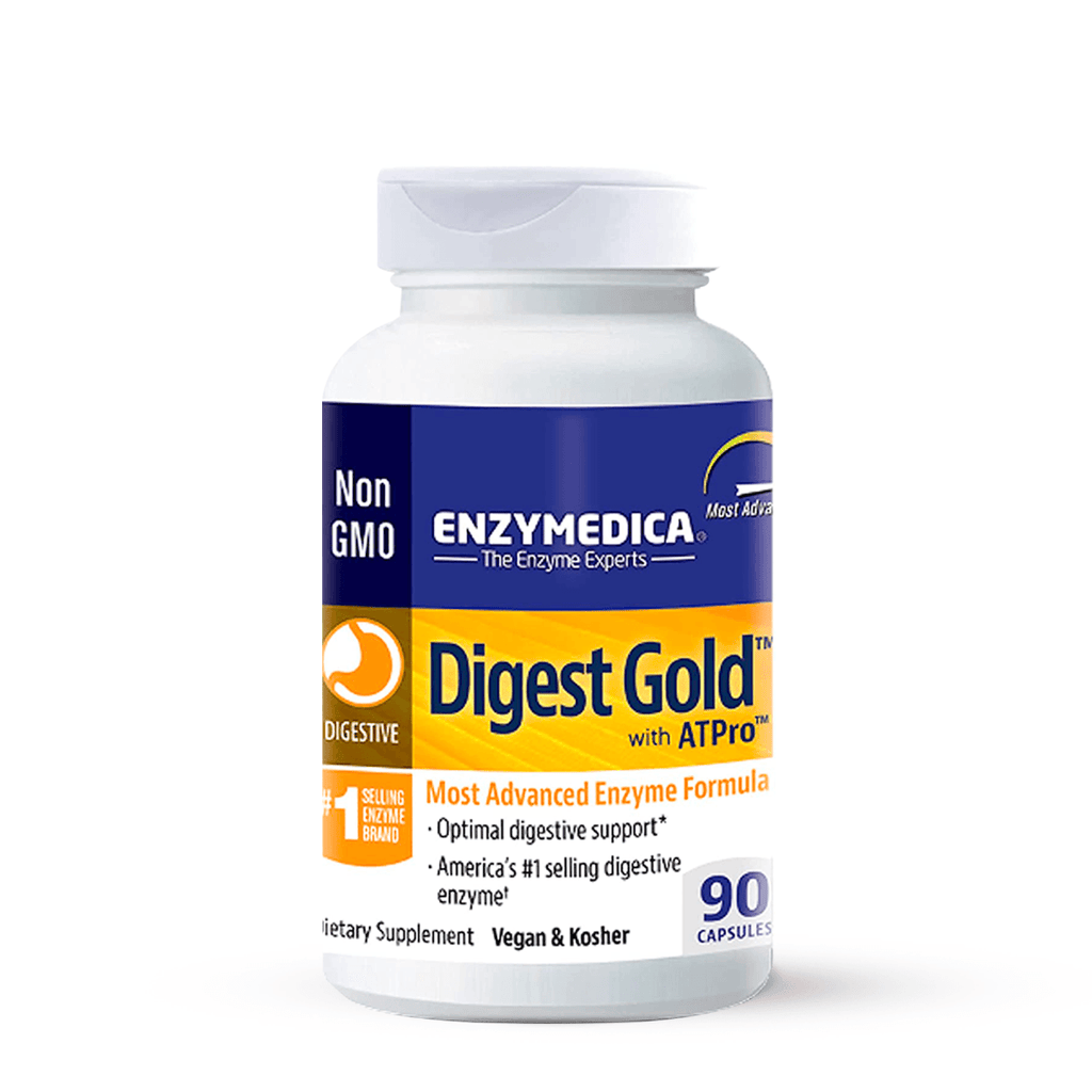 Enzymedica - Digest Gold with ATPro - 90 Capsules - E-pharma Inc