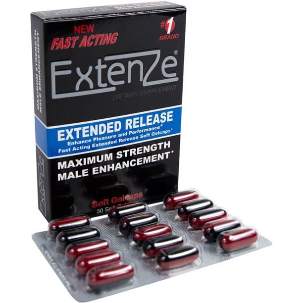 Extenze Extended Release Male Enhancement Soft Gelcaps, 30 Count - E-pharma Inc