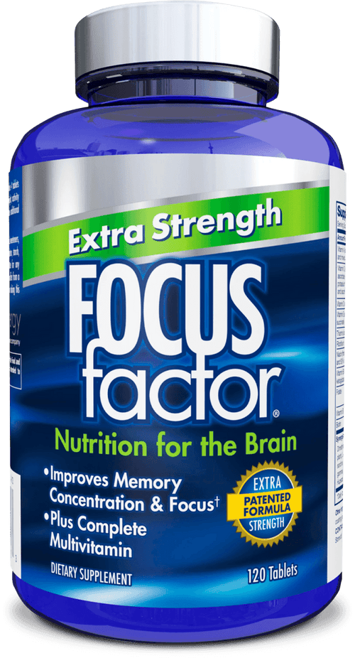 Focus Factor Extra Strength for Brain Health - 120 tablets - E-pharma Inc