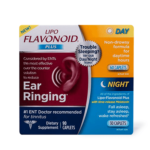 Lipo-Flavanoid Plus Day and Night Combo Kit Caplets To Reduce Ear Ringing 90 Ea - E-pharma Inc