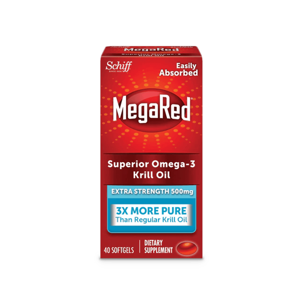 MegaRed Omega-3 Krill Oil Extra Strength 500mg - 40 Ct - E-pharma Inc