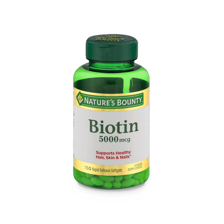 Nature's Bounty Biotin 5000MCG 150 Ct - E-pharma Inc