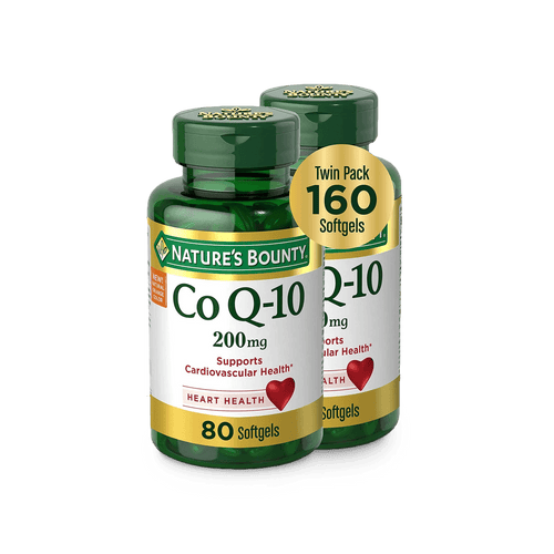 Nature's Bounty CoQ-10 200 Mg - 80 Ct Twin Pack - E-pharma Inc