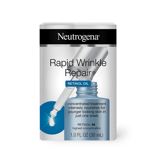 Neutrogena Rapid Wrinkle Repair Retinol Oil Facial Serum, 1.0 fl. oz - E-pharma Inc