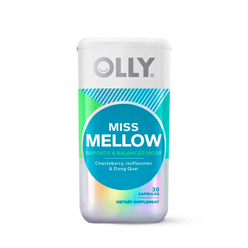 OLLY Miss Mellow Capsules, Mood Support Supplement, 30 Ct - E-pharma Inc