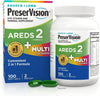 Preservision AREDS 2 Multivitamin (Unisex), Lutein, 100 Soft Gels - E-pharma Inc