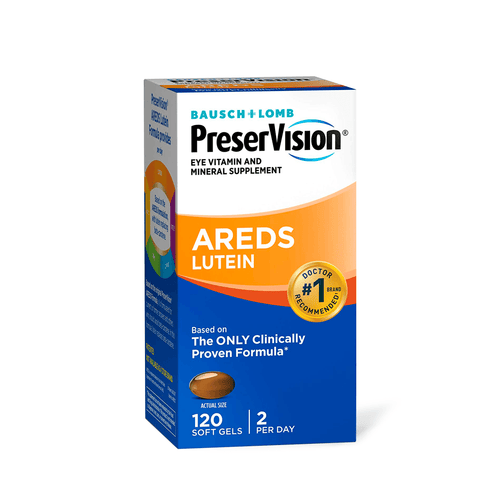PreserVision AREDS Lutein Eye Vitamin and Mineral Supplement-120 CT - E-pharma Inc