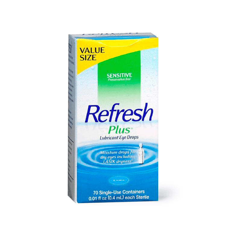 Refresh Plus Lubricant Eye Drops - 70 count - E-pharma Inc