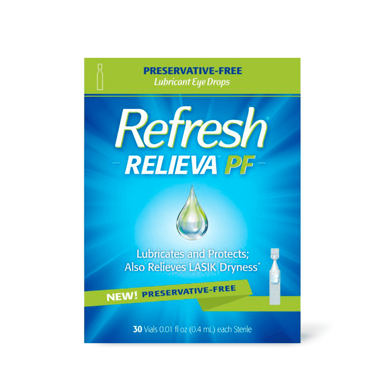 Refresh Relieva PF Lubricant Eye Drops Vials - 30 ct - E-pharma Inc