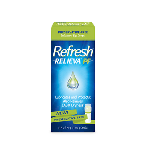 Refresh Relieva Preservative-Free Non-Preserved Tears Lubricant Eye Drops, 10 mL - E-pharma Inc