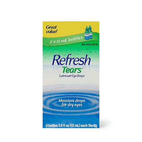 Refresh Tears Lubricant Eye Drops, 0.5 Fl Oz (2 Count) - E-pharma Inc