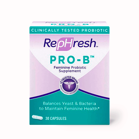 RepHresh Pro-B Probiotic Feminine Supplement 30 Capsules. - E-pharma Inc