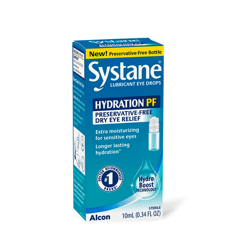 Systane Hydration Dry Eye Care Preservative Free Eye Drops, 10 ml - E-pharma Inc