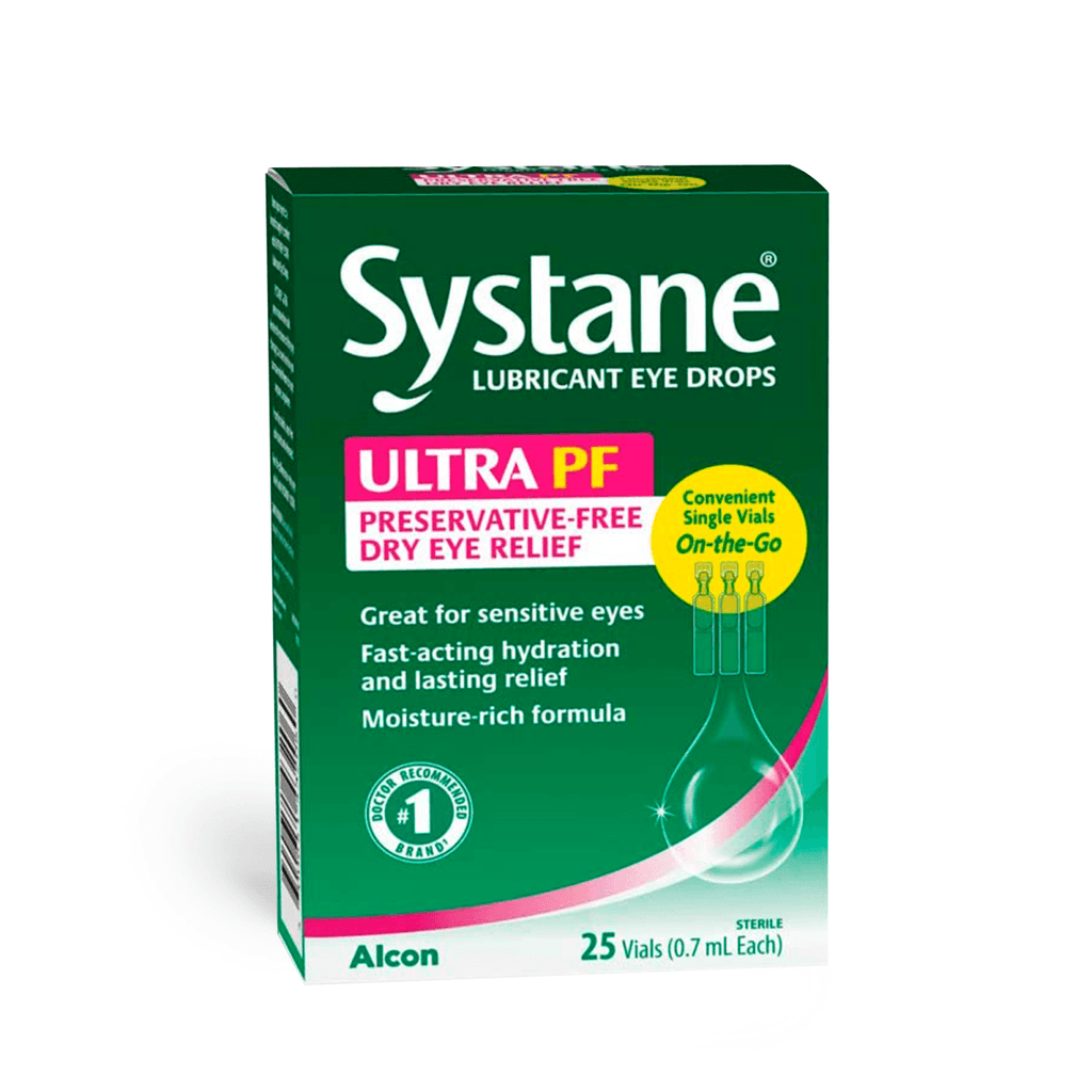 Systane Ultra Lubricant Eye Drops for Dry Eye Symptoms Single Use Vials 25 Ct - E-pharma Inc