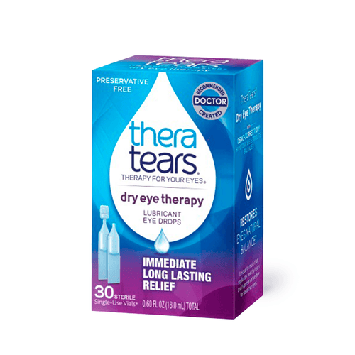 TheraTears Dry Eye Therapy Lubricant Eye Drops Preservative Free 30CT - E-pharma Inc