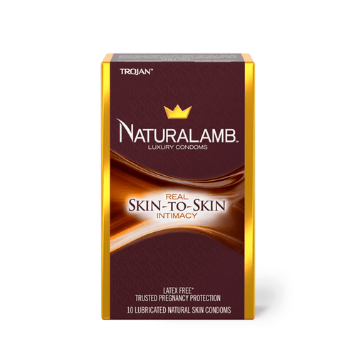 TROJAN NaturaLamb Luxury Latex-Free Condoms, 10 Count - E-pharma Inc