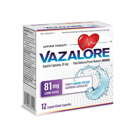 Vazalore Aspirin Therapy 81 ML 12 Ct - E-pharma Inc