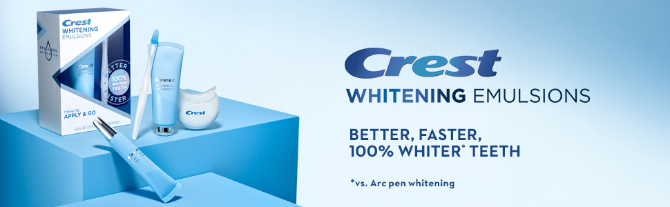 Crest Whitening Emulsions