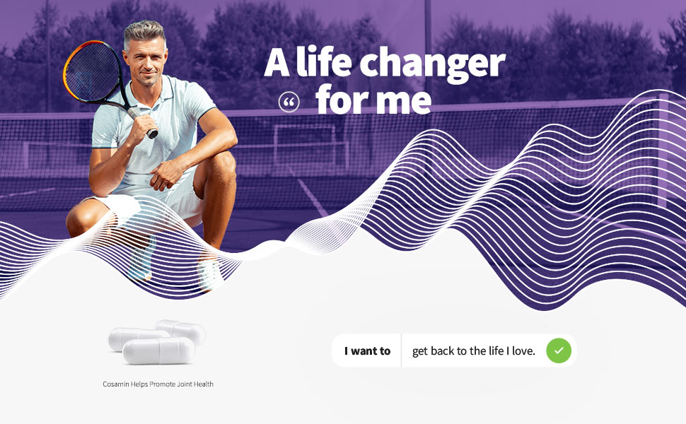Male tennis player, a life changer for me. Get back to the life you love.