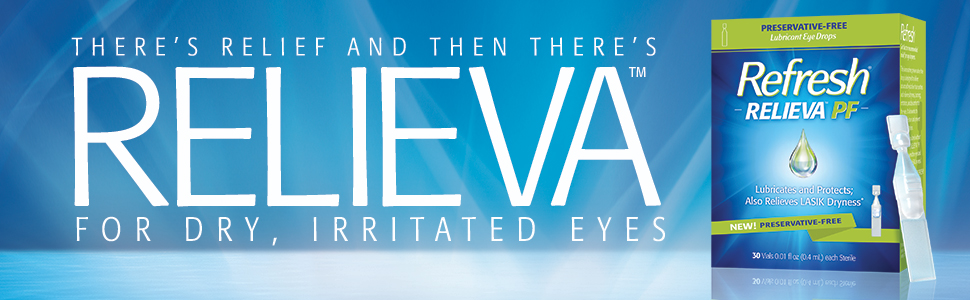There's relief and then there's Relieva for dry, irritated eyes
