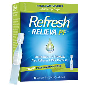 Refresh Relieva Preservative-Free Lubricant Eye Drops Single Use Vials