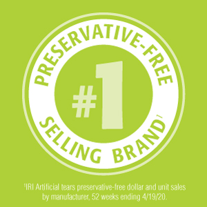 #1 preservative-free selling brand